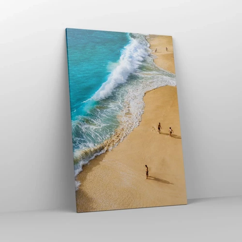 Canvas picture - And Next the Sun, Beach… - 80x120 cm