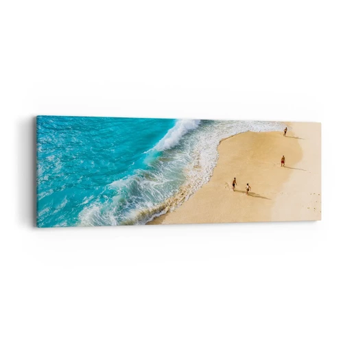 Canvas picture - And Next the Sun, Beach… - 90x30 cm