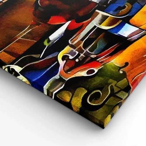 Canvas picture - And The World Fills With Colours - 160x50 cm
