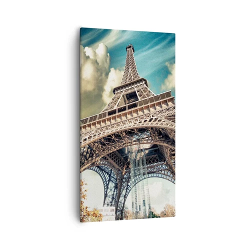 Canvas picture - And in Autumn in Paris… - 55x100 cm