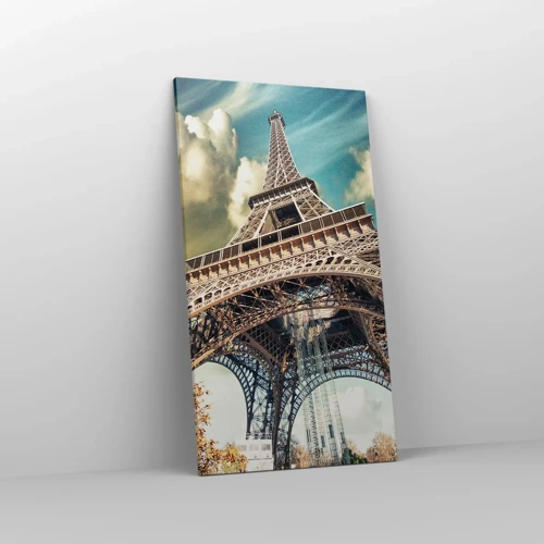 Canvas picture - And in Autumn in Paris… - 55x100 cm