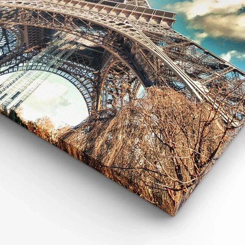 Canvas picture - And in Autumn in Paris… - 55x100 cm