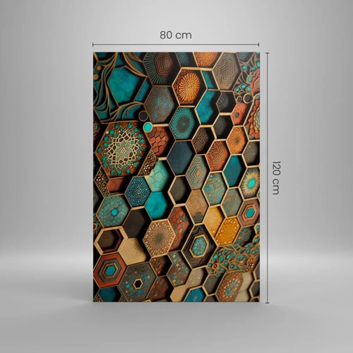 Canvas picture - Arabic Ornaments - Variation - 80x120 cm