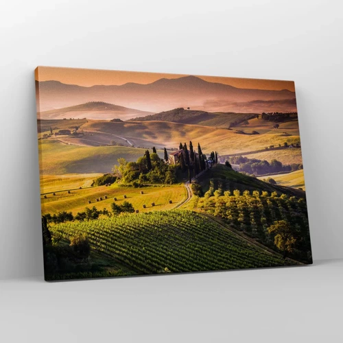 Canvas picture - Arcadia - Tuscan Landscape - 70x50 cm