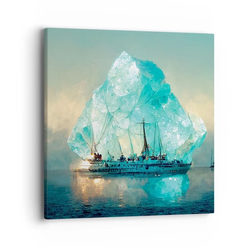 Canvas picture - Arctic Diamond - 40x40 cm