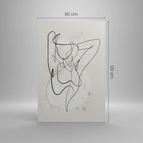 Canvas picture - Art of Seduction - 80x120 cm