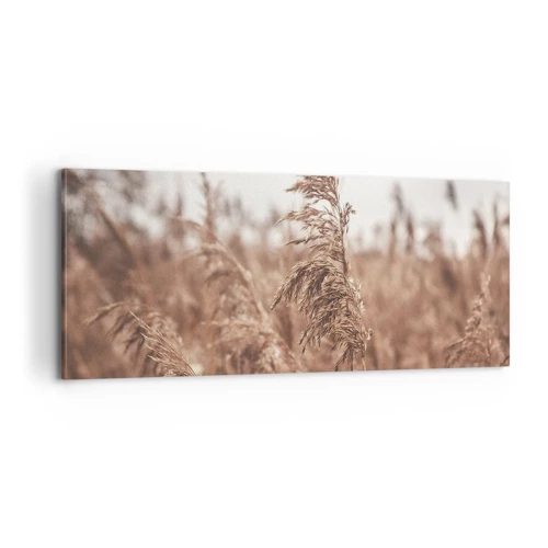 Canvas picture - Autumn Has Arrived in the Fields - 100x40 cm