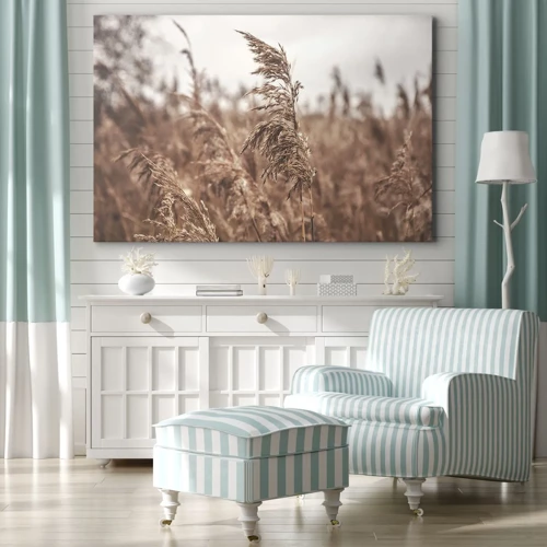 Canvas picture - Autumn Has Arrived in the Fields - 120x80 cm