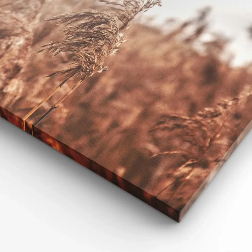 Canvas picture - Autumn Has Arrived in the Fields - 90x30 cm
