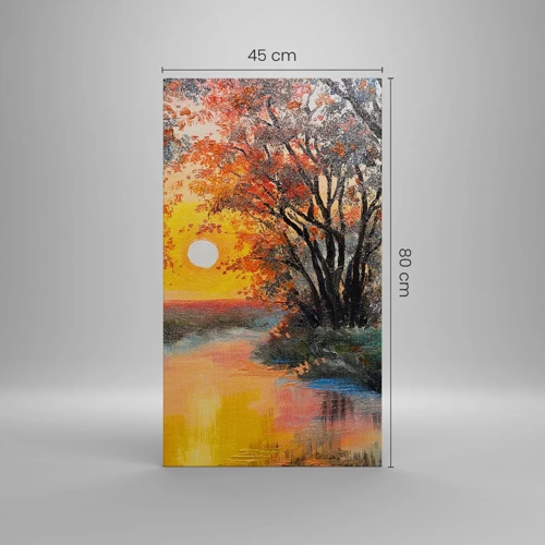 Canvas picture - Autumn Impressions - 45x80 cm