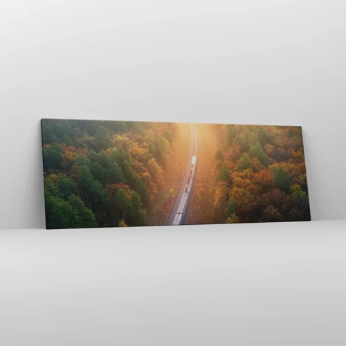 Canvas picture - Autumn Trip - 140x50 cm