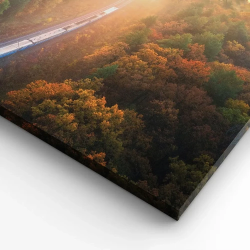 Canvas picture - Autumn Trip - 140x50 cm