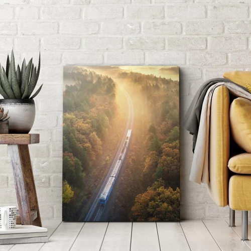 Canvas picture - Autumn Trip - 65x120 cm