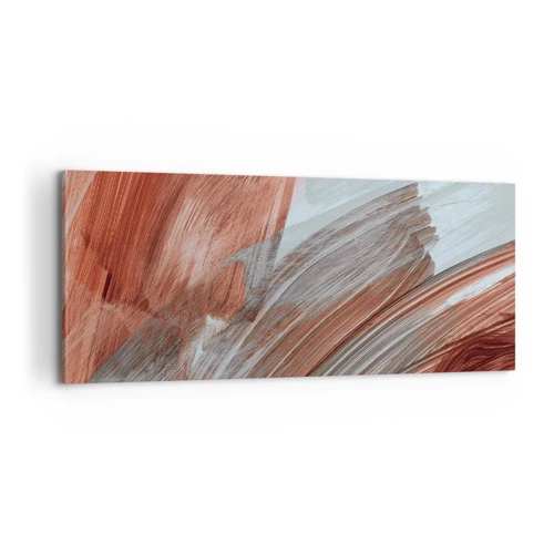 Canvas picture - Autumnal and Windy Abstract - 100x40 cm