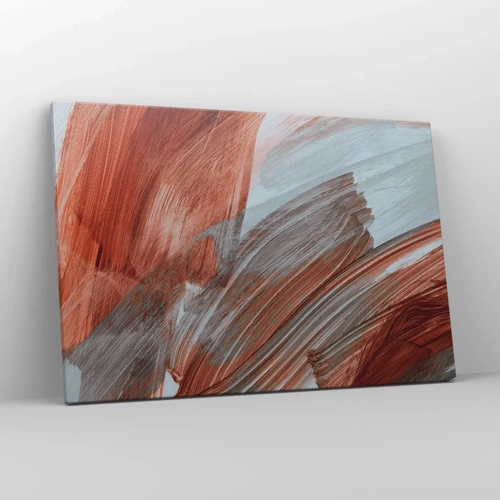 Canvas picture - Autumnal and Windy Abstract - 120x80 cm