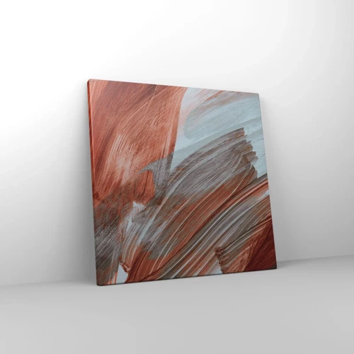 Canvas picture - Autumnal and Windy Abstract - 40x40 cm