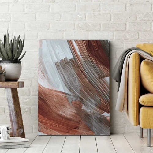 Canvas picture - Autumnal and Windy Abstract - 50x70 cm