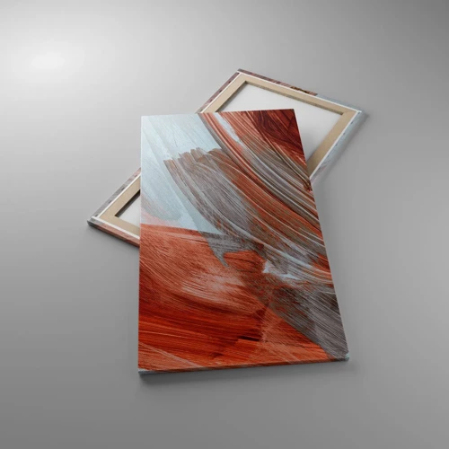 Canvas picture - Autumnal and Windy Abstract - 55x100 cm