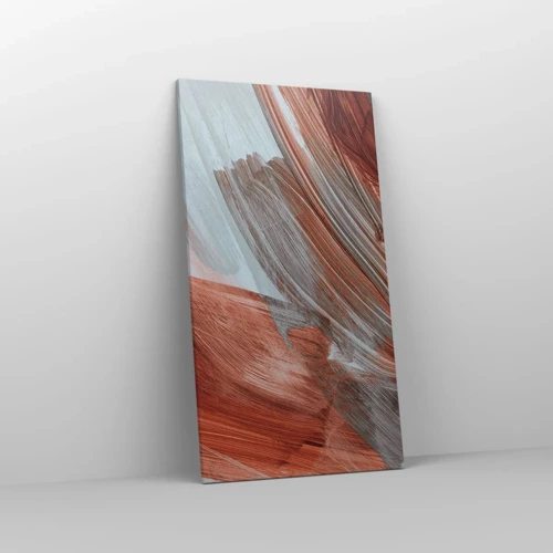 Canvas picture - Autumnal and Windy Abstract - 55x100 cm