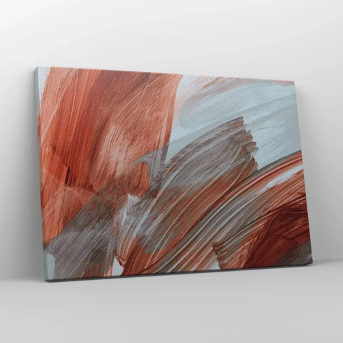 Canvas picture - Autumnal and Windy Abstract - 70x50 cm