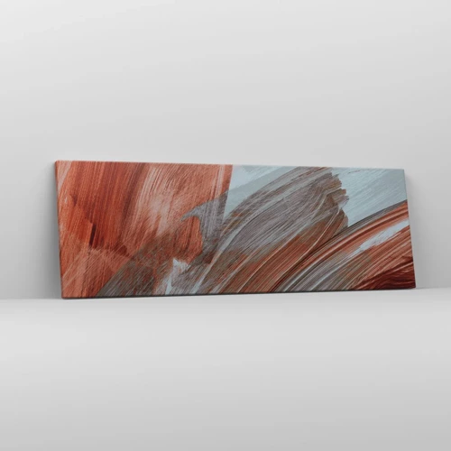 Canvas picture - Autumnal and Windy Abstract - 90x30 cm