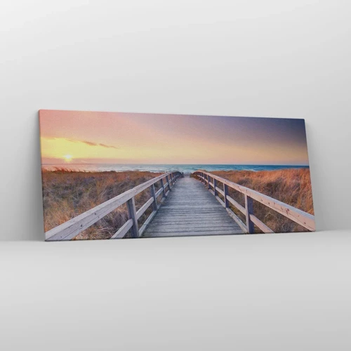 Canvas picture - Baltic Evening Aurora - 120x50 cm