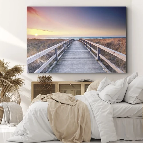 Canvas picture - Baltic Evening Aurora - 70x50 cm