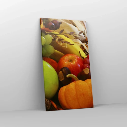 Canvas picture - Basket of Abundance - 45x80 cm
