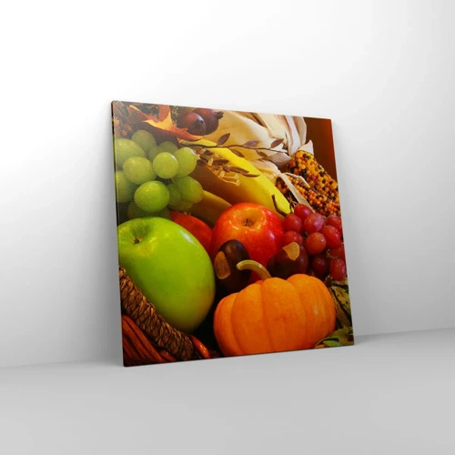 Canvas picture - Basket of Abundance - 70x70 cm