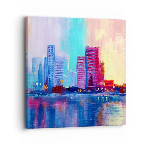 Canvas picture - Bathed in Colours - 30x30 cm