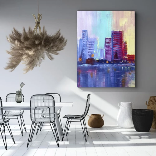 Canvas picture - Bathed in Colours - 45x80 cm