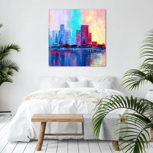 Canvas picture - Bathed in Colours - 60x60 cm