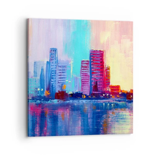 Canvas picture - Bathed in Colours - 70x70 cm