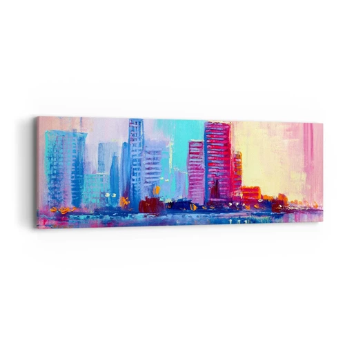 Canvas picture - Bathed in Colours - 90x30 cm