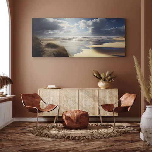 Canvas picture - Beach, Wild Beach - 90x30 cm