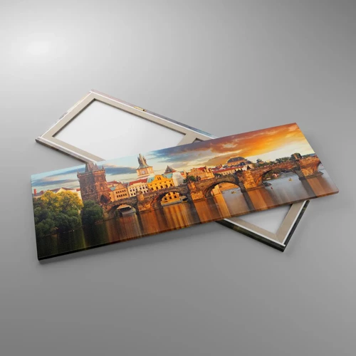Canvas picture - Beautiful Prague - 140x50 cm