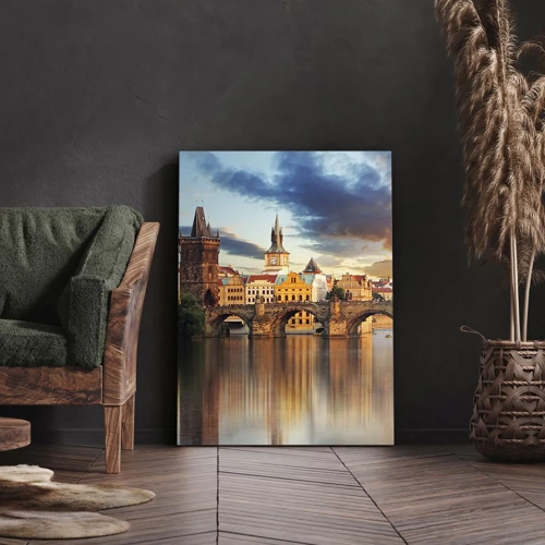 Canvas picture - Beautiful Prague - 45x80 cm
