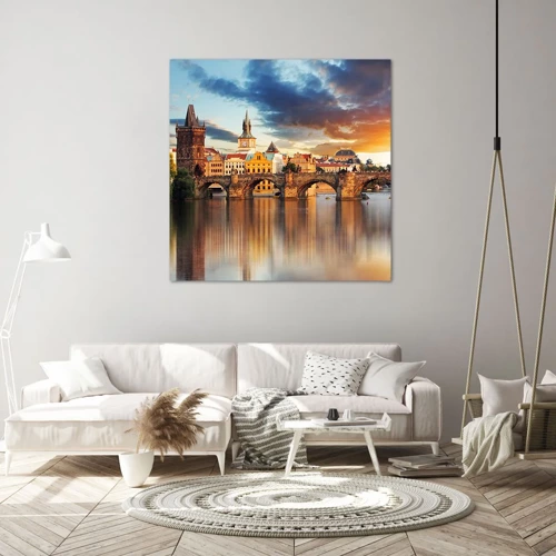 Canvas picture - Beautiful Prague - 50x50 cm