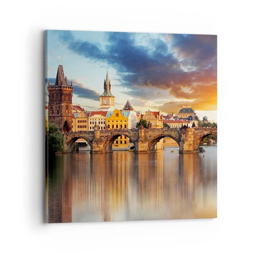 Canvas picture - Beautiful Prague - 70x70 cm