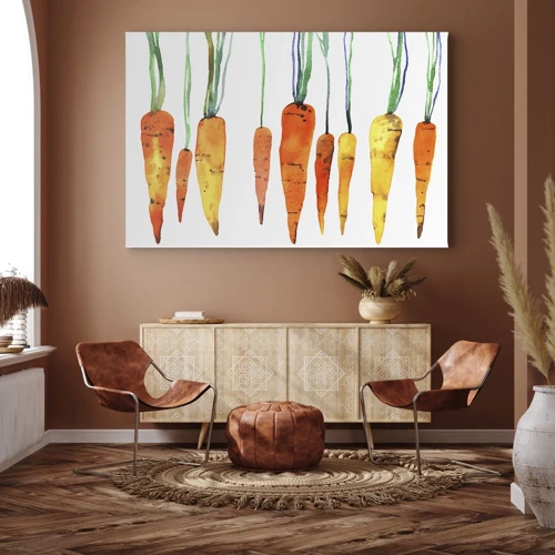 Canvas picture - Beauty of Common Carrot - 70x50 cm