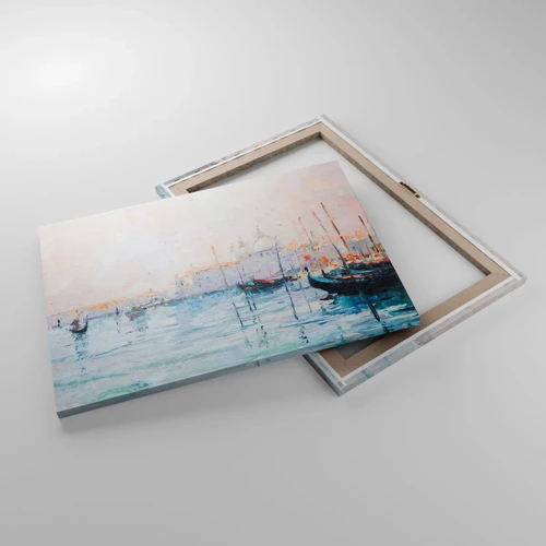 Canvas picture - Behind Water behind Fog - 70x50 cm