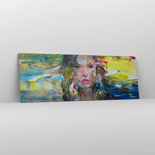 Canvas picture - Behind a Curtain of Air - 140x50 cm