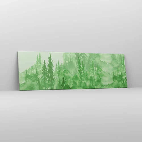 Canvas picture - Behind a Green Fog - 160x50 cm