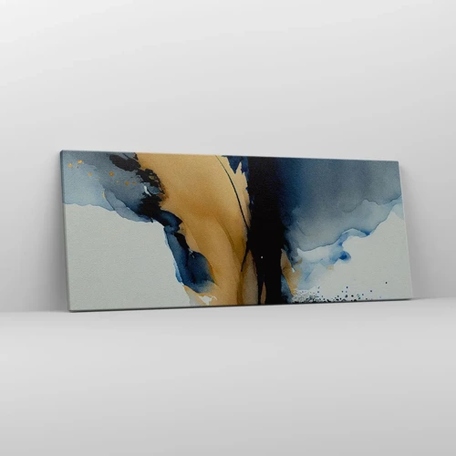 Canvas picture - Behind the Curtain - 100x40 cm