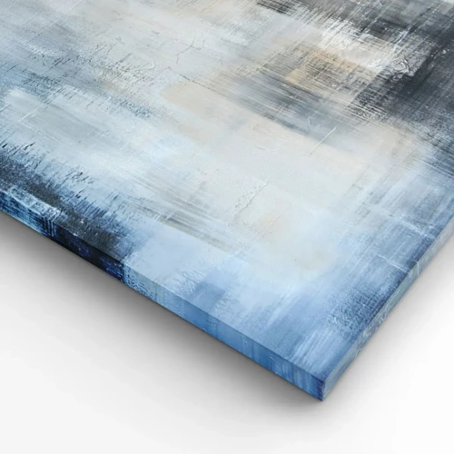 Canvas picture - Behind the Curtain of Blue - 100x40 cm