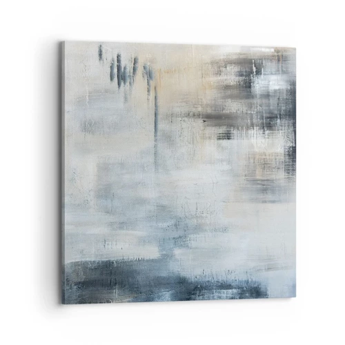 Canvas picture - Behind the Curtain of Blue - 70x70 cm