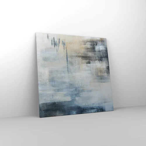 Canvas picture - Behind the Curtain of Blue - 70x70 cm