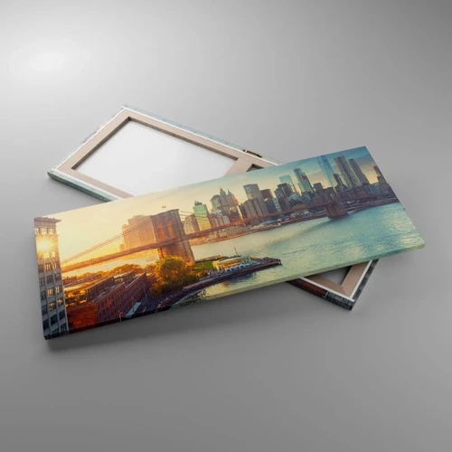 Canvas picture - Big City Dawn - 100x40 cm