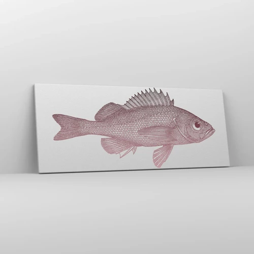 Canvas picture - Big-eyed Fish - 100x40 cm