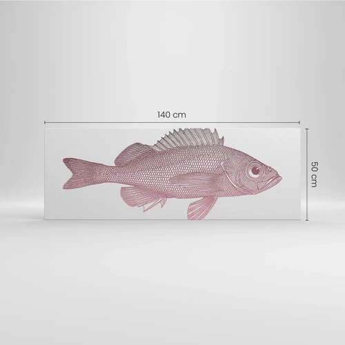 Canvas picture - Big-eyed Fish - 140x50 cm